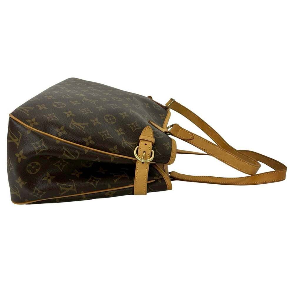 LOUIS VUITTON Brown Monogram Leather Tote Bag - Picture 6 of 10
